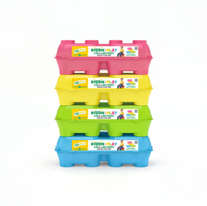 KiddiePlay - Pachet 12 caserole x 8 Oua de la gaini pasunate