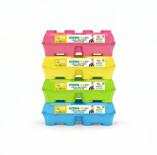 KiddiePlay - Pachet 12 caserole x 8 Oua de la gaini pasunate