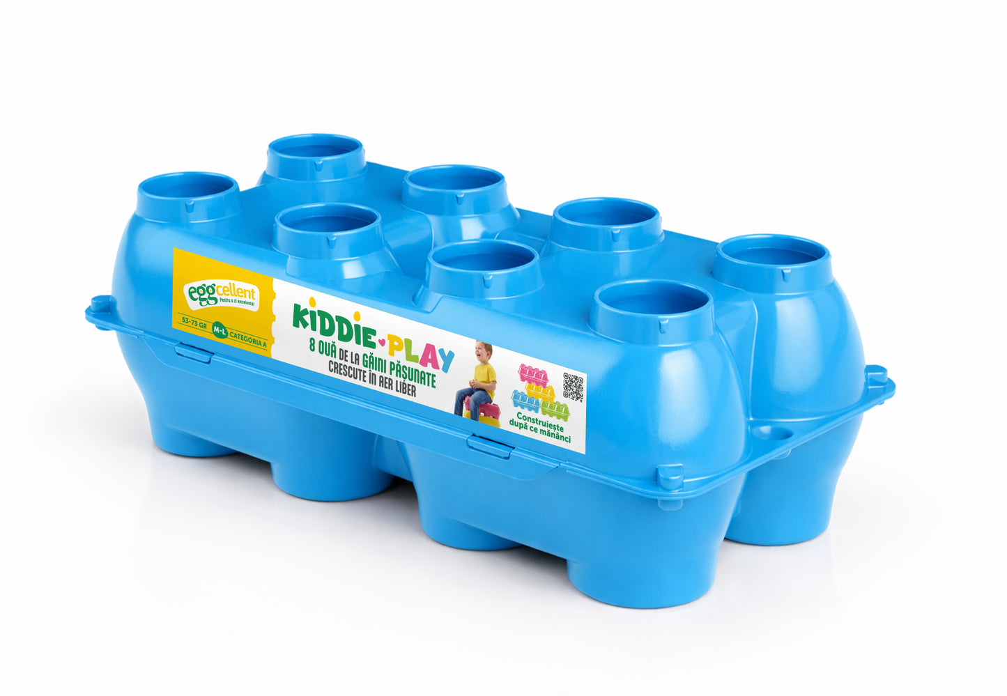KiddiePlay - Pachet 12 caserole x 8 Oua de la gaini pasunate